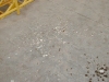 Damage Droppings Hangar floor